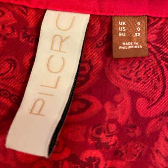 Pilcro Vibrant Pink velvet Top - Picture 2 of 8